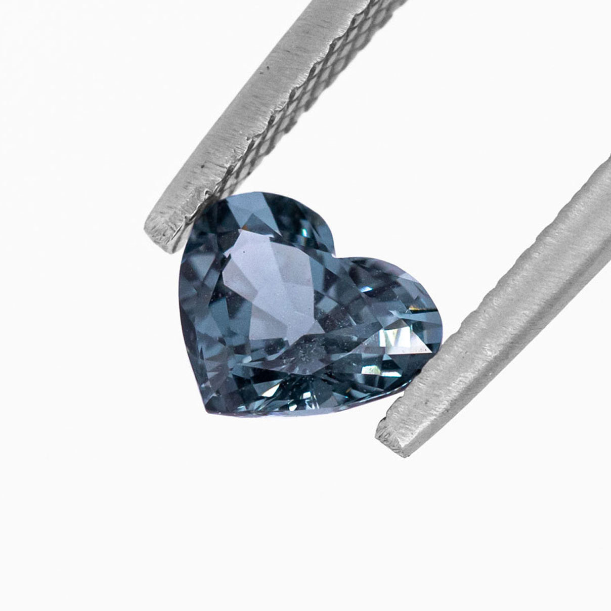 Smokey Grey Spinel Heart faceted 1.30 carat