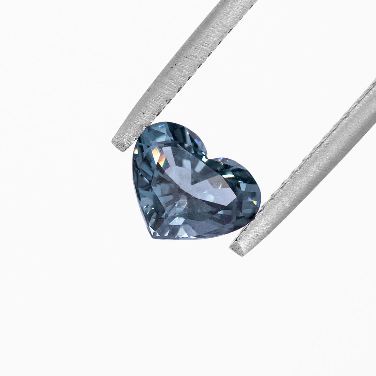 Smokey Grey Spinel Heart faceted 1.30 carat