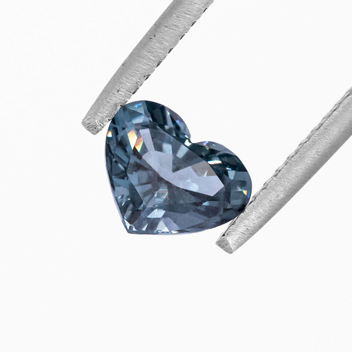 Smokey Grey Spinel Heart faceted 1.30 carat