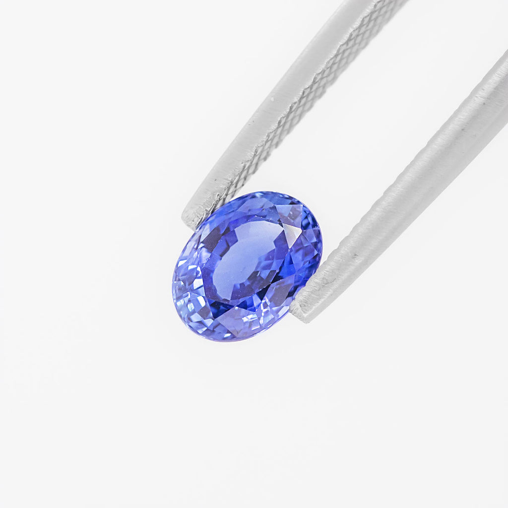 Violet Blue Sapphire Oval cut 1.59 carat
