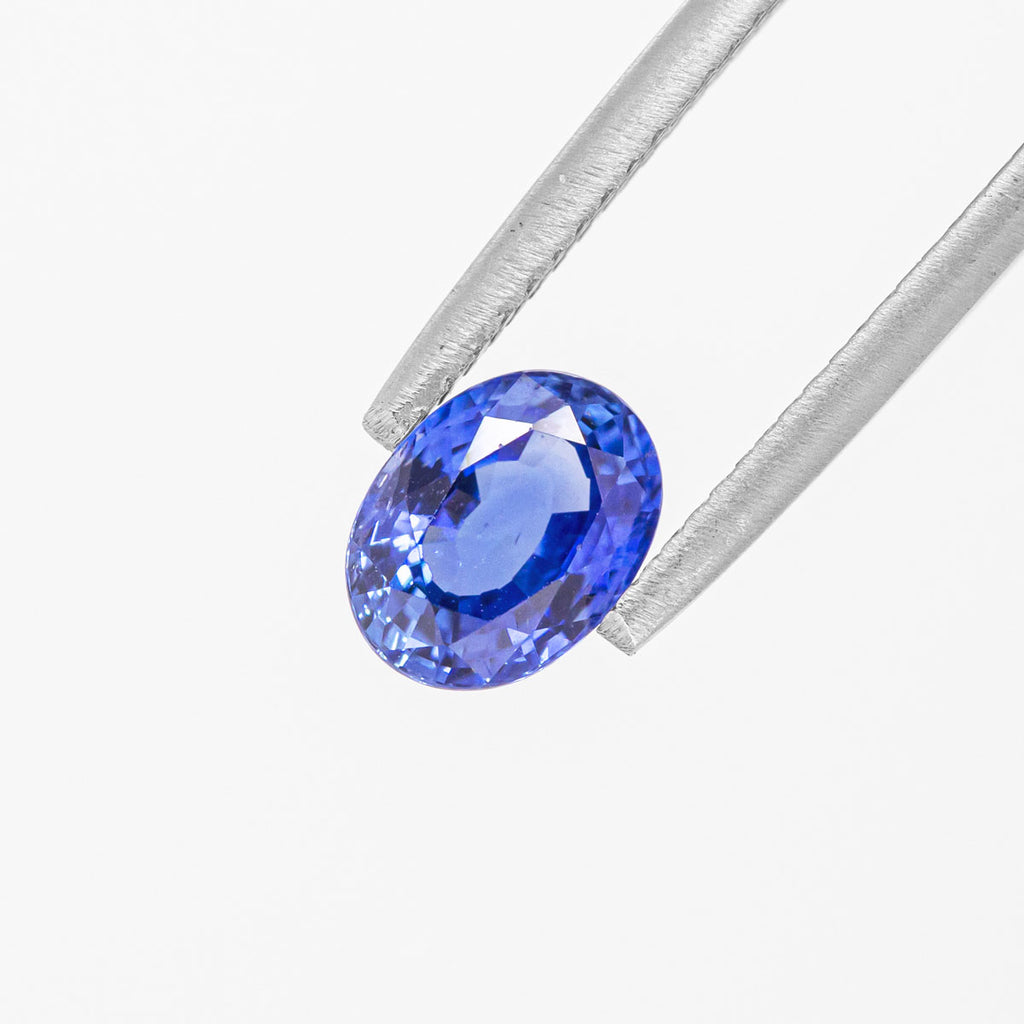 Violet Blue Sapphire Oval cut 1.59 carat