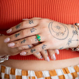 Emerald City Ring in Black Opal