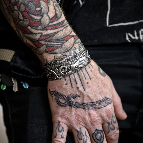 Epic Kraken Cuff in Stainless Steel