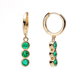 Dripping with Emeralds Earrings