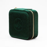 Emerald Green Velvet Jewellery Box