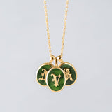 "This is Me" Personalised Charm Pendants in Pounamu & 9ct Gold