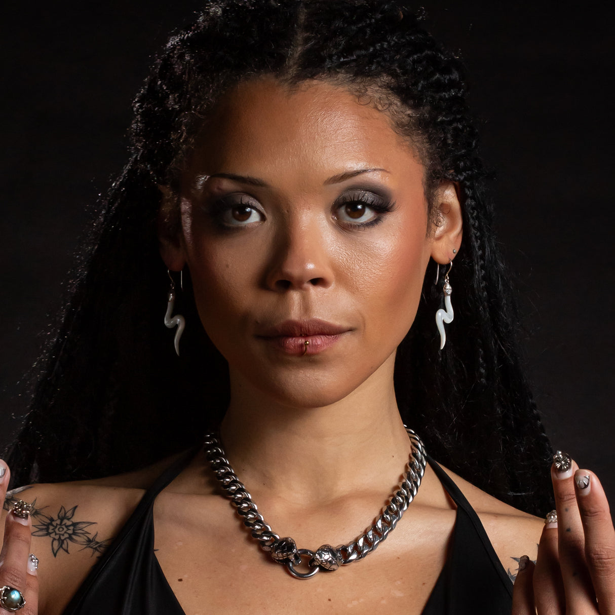 Bite Me! Stainless Steel Necklace