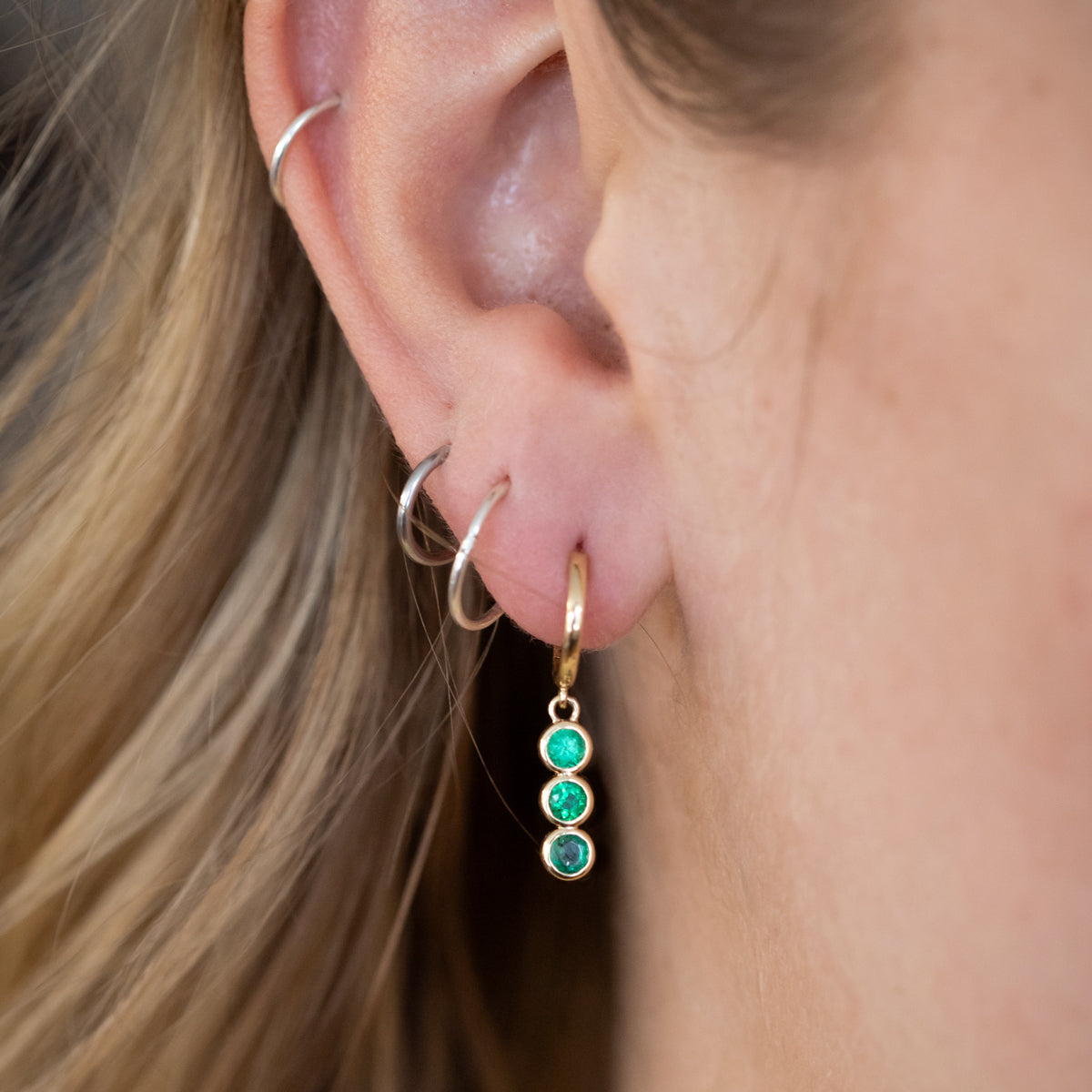 Dripping with Emeralds Earrings