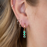 Dripping with Emeralds Earrings