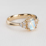Moonlit Diadem Ring in Moonstone