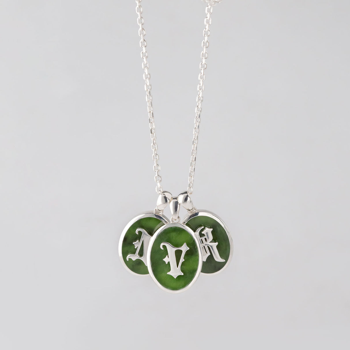 "This is Me" Personalised Charm Pendants in Pounamu & Sterling Silver