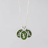 "This is Me" Personalised Charm Pendants in Pounamu & Sterling Silver