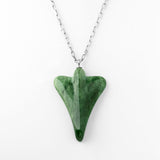 Pounamu Jet Plane Pendant