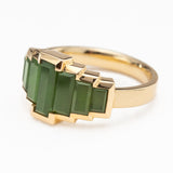Pounamu Hall of Mirrors Gold Ring