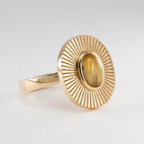Rutile Quartz Sundial Ring