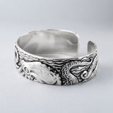 Epic Kraken Cuff in Stainless Steel