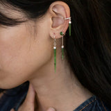 Pounamu Skinny Point Ear Cuffs