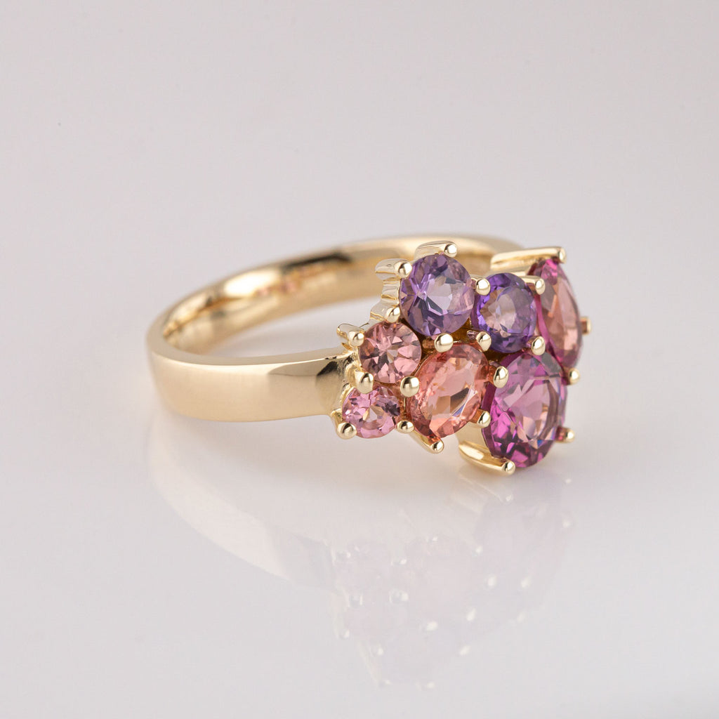 Wildberry Cluster ring in 9 carat Gold