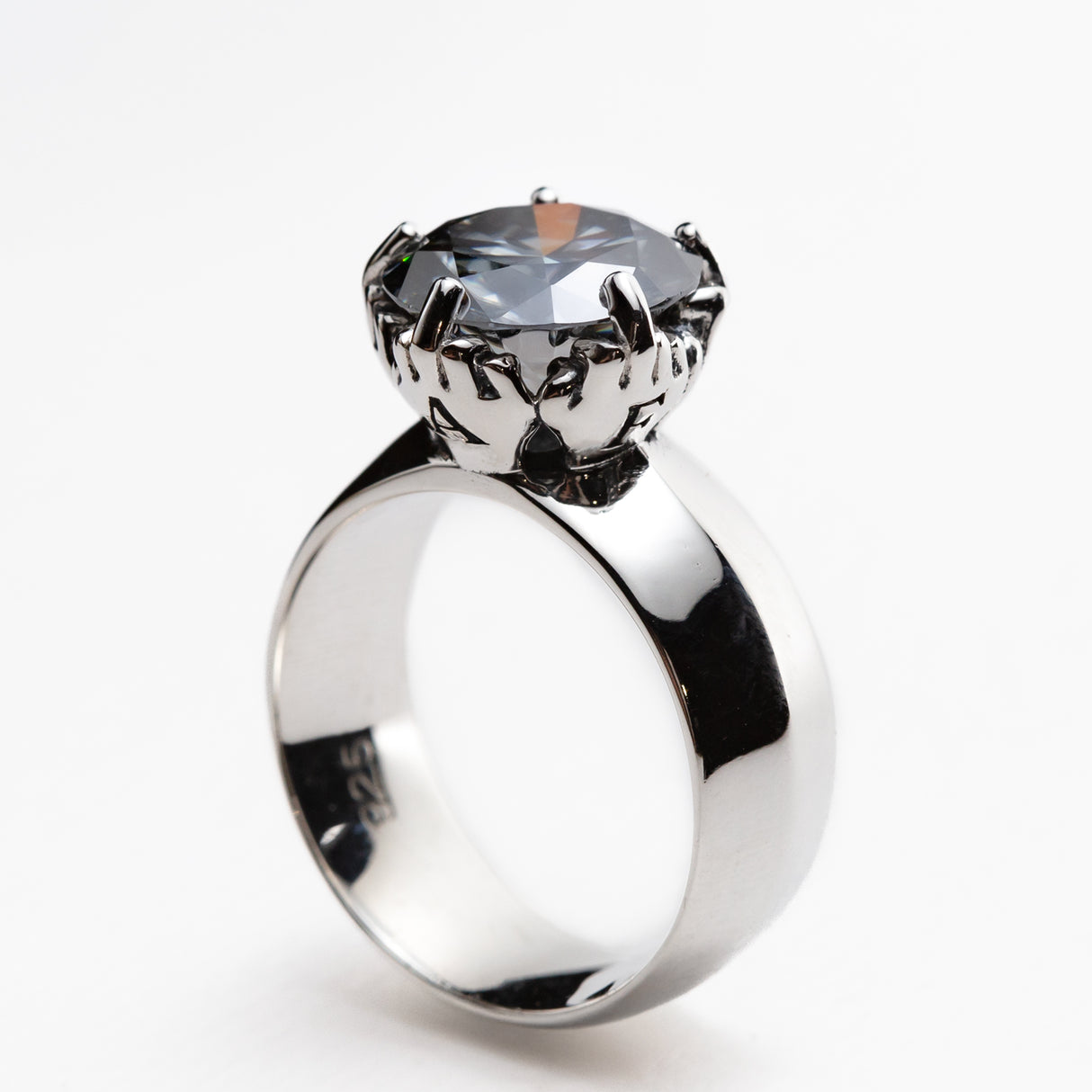 IDGAF Ring in Moissanite