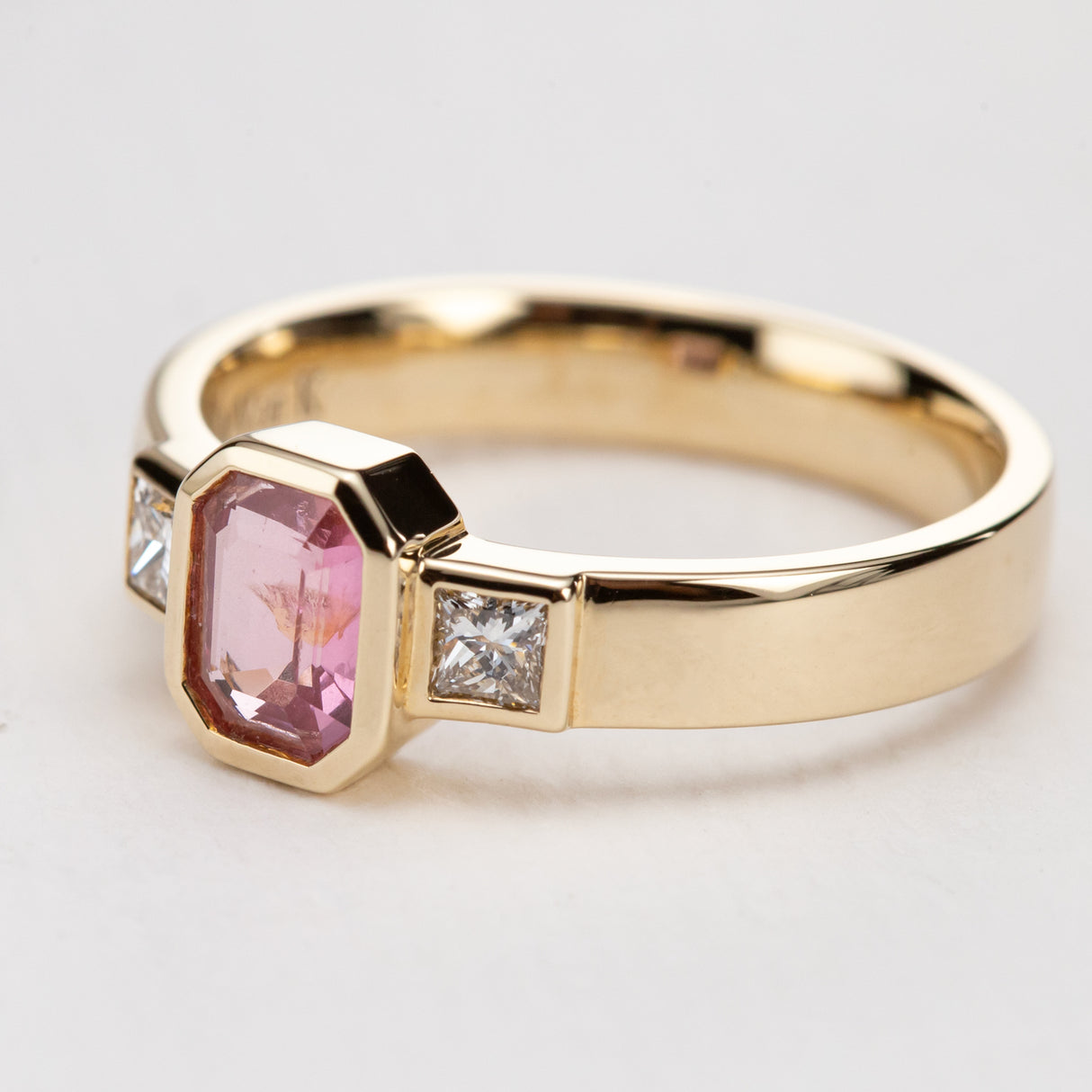 Pink Lemonade Sorbet Spinel Ring