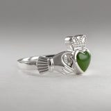 Pounamu Claddagh Ring