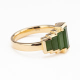 Pounamu Hall of Mirrors Gold Ring