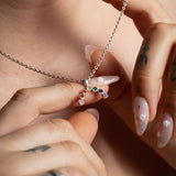 Rainbow Charm Necklace