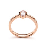 Rose Gold Morganite Dragon Claw Ring