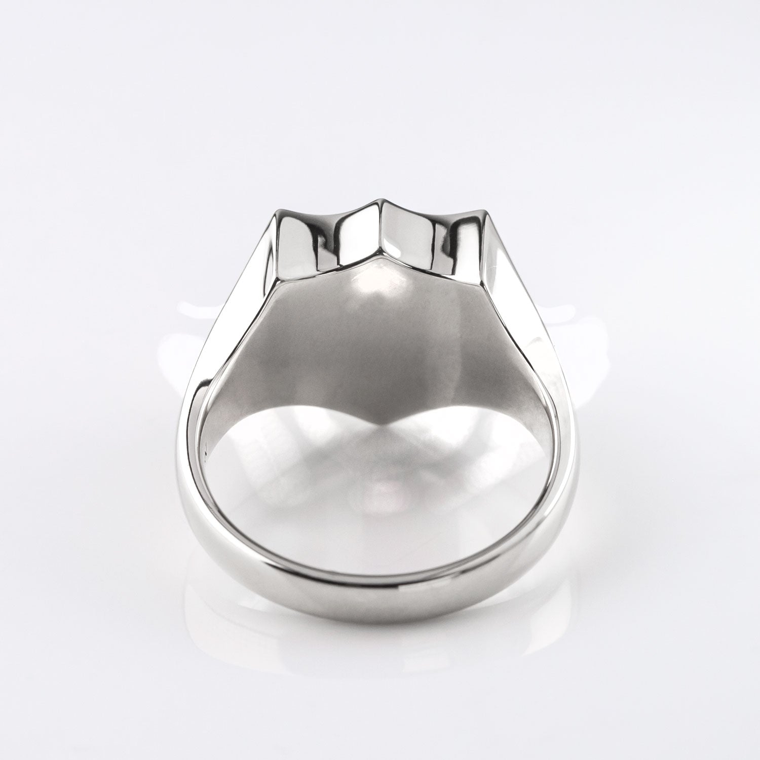 Childrens/Childs White Cubic Zirconia (CZ) Set Heart Sterling Silver Signet  Ring | eBay
