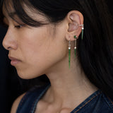 Pounamu Skinny Point Ear Cuffs