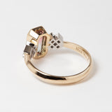 Watermelon Kiss Kiss Ring with Diamonds