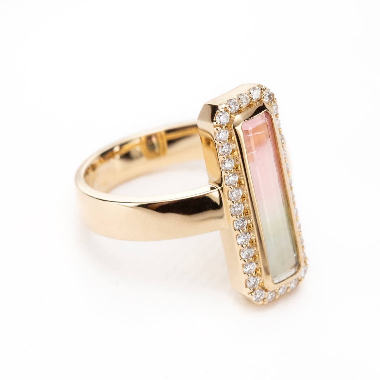 Watermelon Sugar Ring in Tourmaline