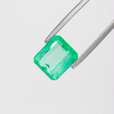 Glowing Green Emerald - Emerald cut 3.92 carats