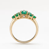 Emerald Bouquet Ring