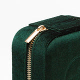 Emerald Green Velvet Jewellery Box