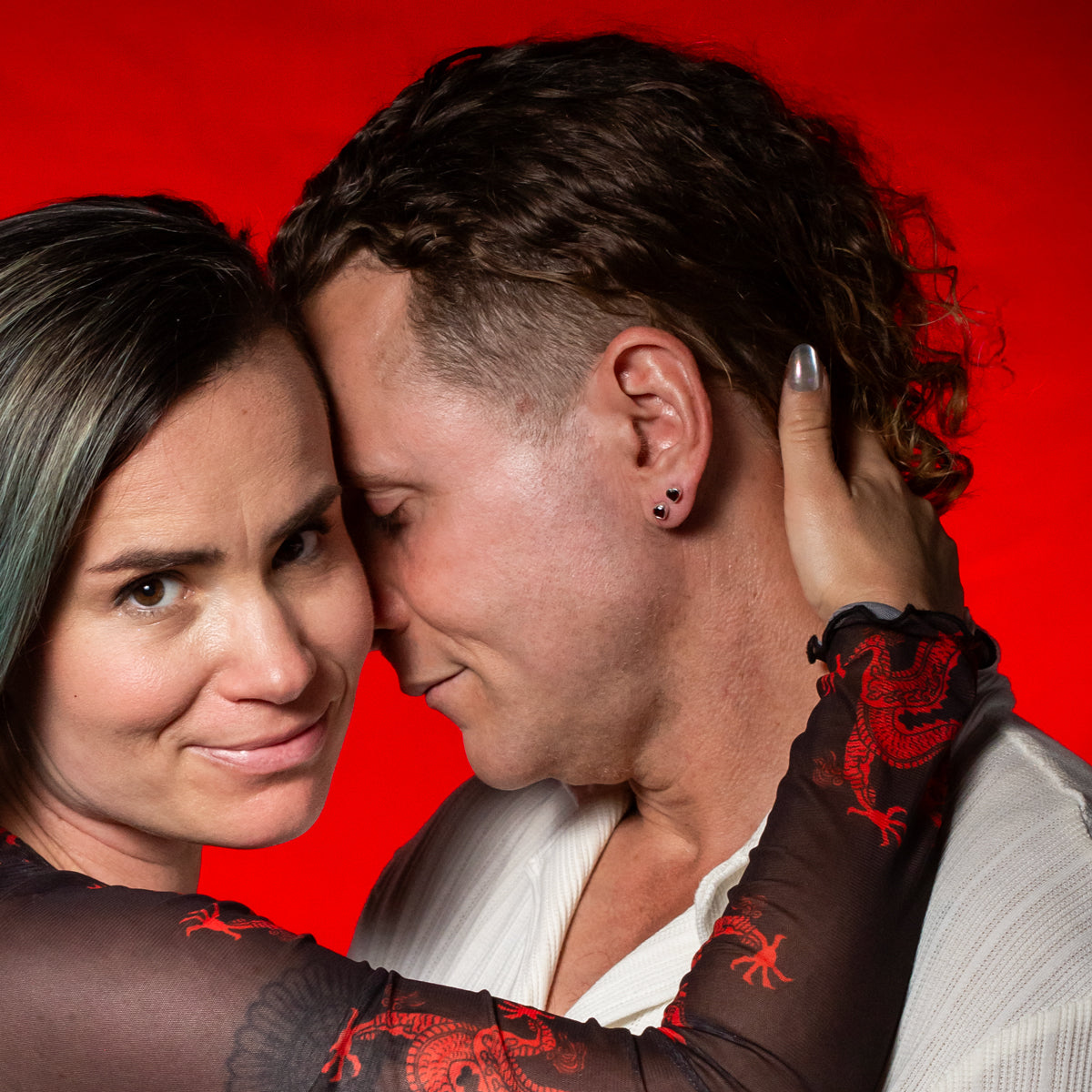 Crimson Crush Garnet Studs