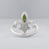 Pounamu Fleur de Lis Ring