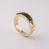 Pounamu Inlay Ring Band