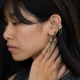 Pounamu Skinny Point Ear Cuffs