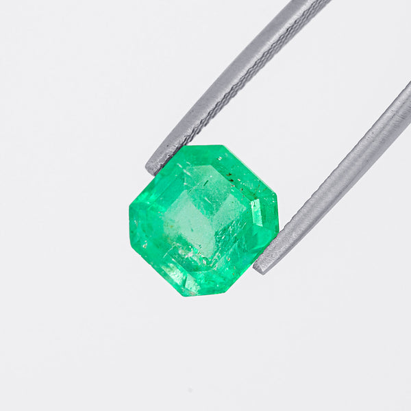 Neon Emerald - Emerald cut 4.94 carats