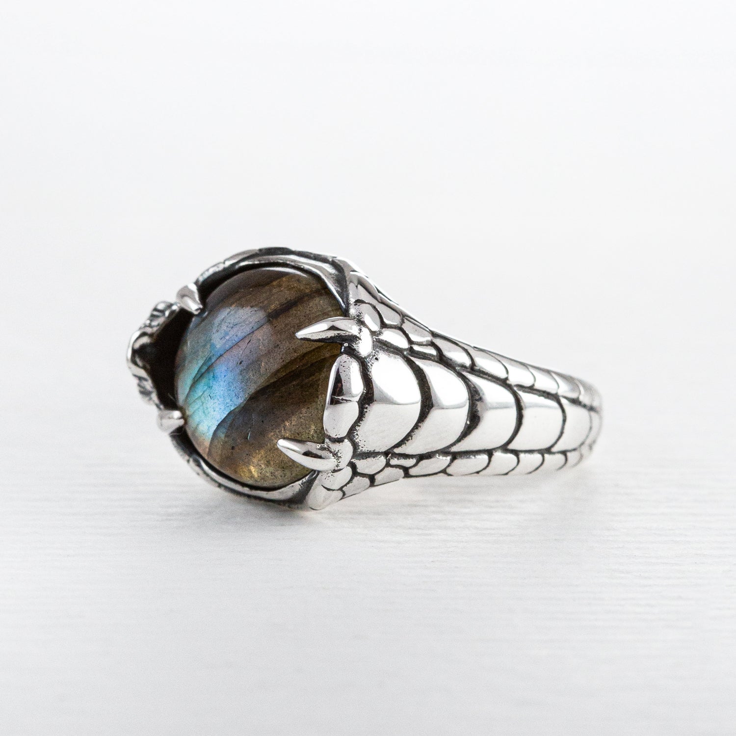 Labradorite Devour Ring in Silver – Nick Von K