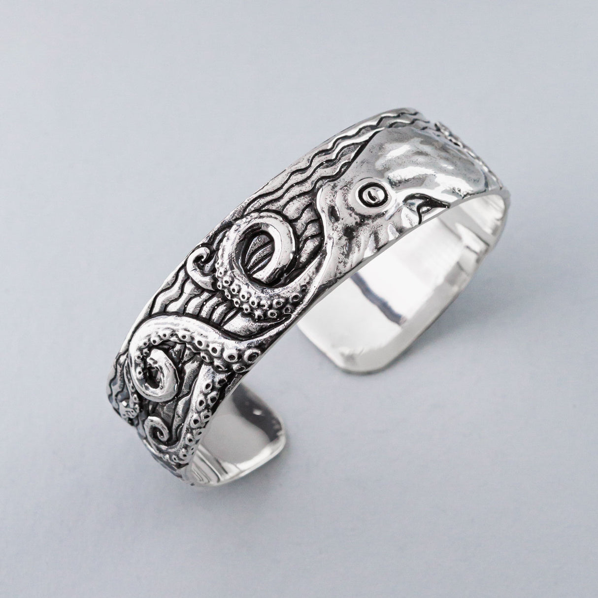 Epic Kraken Cuff in Stainless Steel