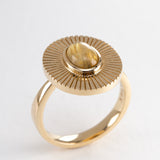 Rutile Quartz Sundial Ring