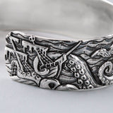 Epic Kraken Cuff in Stainless Steel