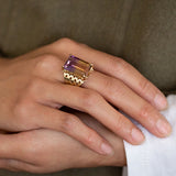 The Femme Fatale Assassin Ring with Ametrine in 9 carat Gold