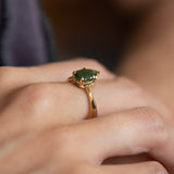 Pounamu Teardrop Ring