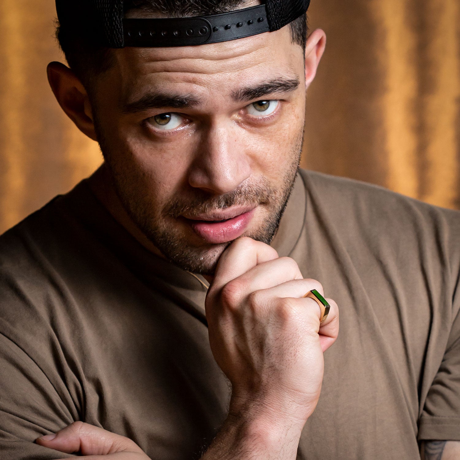 Faceted Pounamu Elemental Ring – Nick Von K