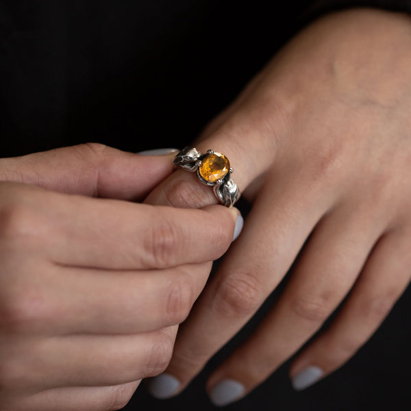 Collier avec citrine unique - France