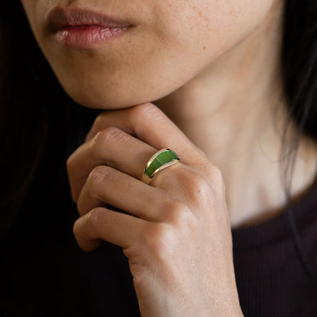 Pounamu River Ring