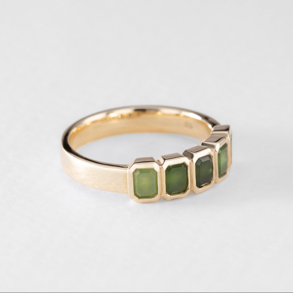 Pounamu Alpine Forest Ring